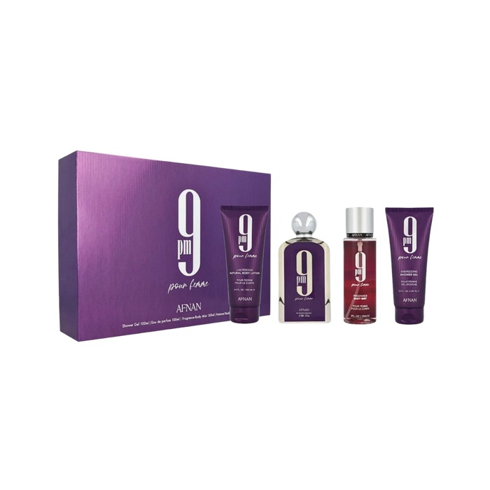 Afnan 9PM Femme Gift Set 4 Piezas